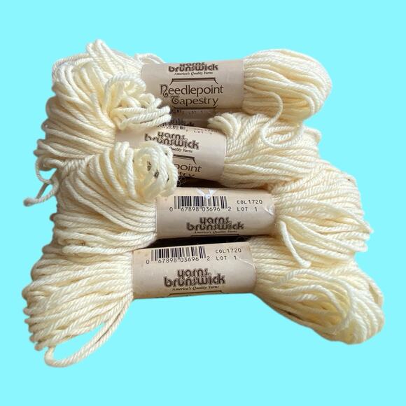 (9) 40 yd Skeins Brunswick Americas Quality Needlepoint Yarn Color 1720, Lot 1 - Picture 2 of 7